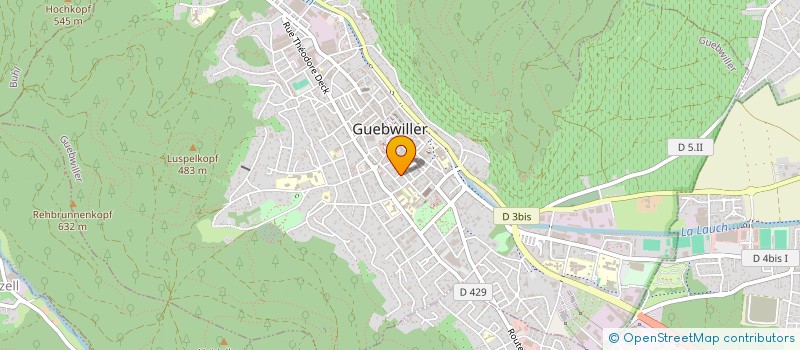 localisation de l'entreprise BALKAN EPICERIE  GUEBWILLER