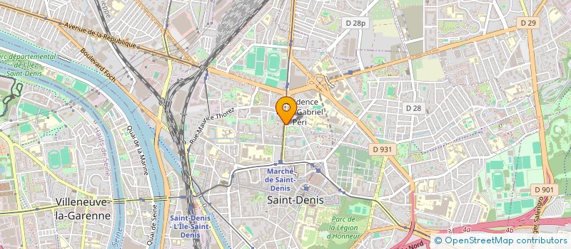 localisation de l'entreprise BALKAN GRILL à SAINT-DENIS