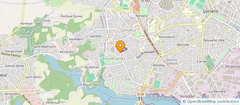 localisation de l'entreprise BALKAN PRIDE à LORIENT