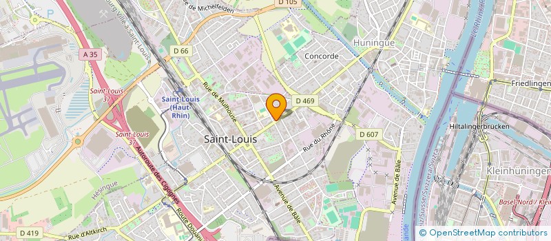 localisation de l'entreprise BALKAN SUPER MARKET  SAINT-LOUIS