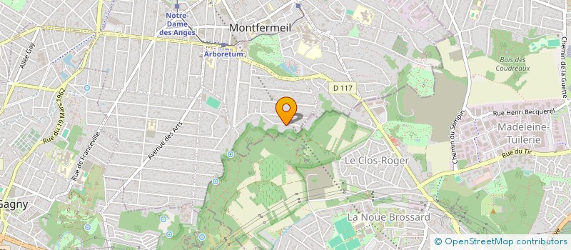 localisation de l'entreprise BALKAN TRADI  MONTFERMEIL