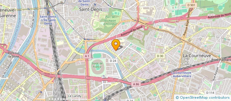 localisation de l'entreprise BALKANS-NETTOYAGE à SAINT-DENIS