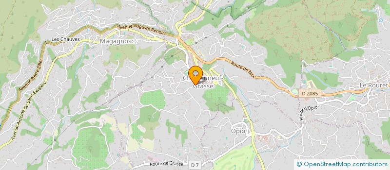 localisation de l'entreprise BALKERA  CHATEAUNEUF-GRASSE