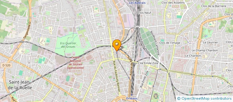 localisation de l'entreprise BALKI NETTOYAGE à ORLEANS