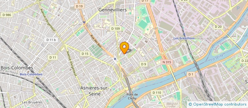 localisation de l'entreprise BALL-TAIRE & CO à GENNEVILLIERS