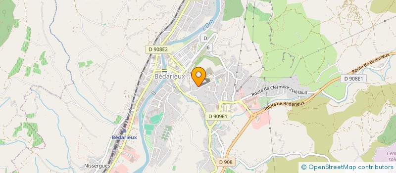 localisation de l'entreprise BALL TRAP CLUB DE BEDARIEUX  BEDARIEUX