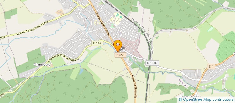 localisation de l'entreprise BALL TRAP CLUB DE THIONVILLE  ANGEVILLERS