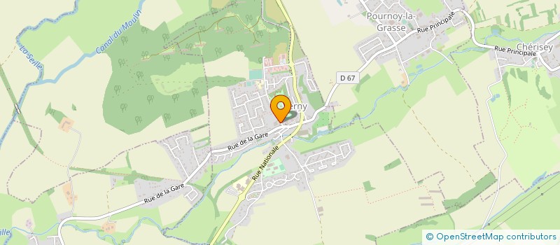 localisation de l'entreprise BALL TRAP CLUB DE VERNY  VERNY