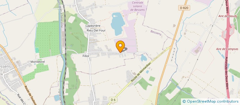 localisation de l'entreprise BALL TRAP CLUB DU DOMAINE DU PERIGAL  CANALS