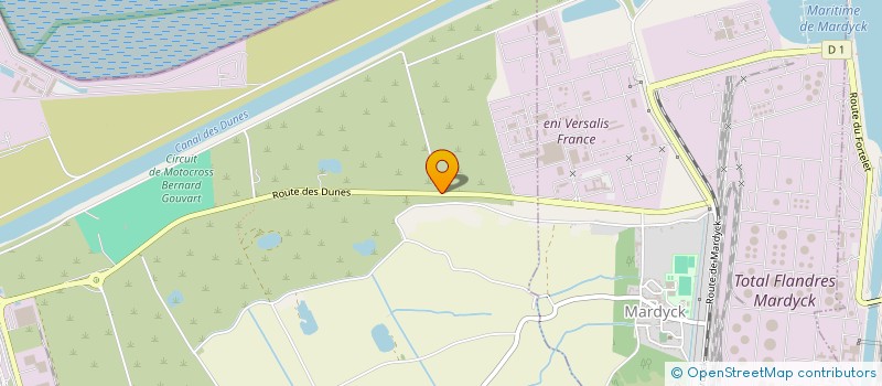 localisation de l'entreprise BALL TRAP CLUB DU LITTORAL NORD  LOON-PLAGE