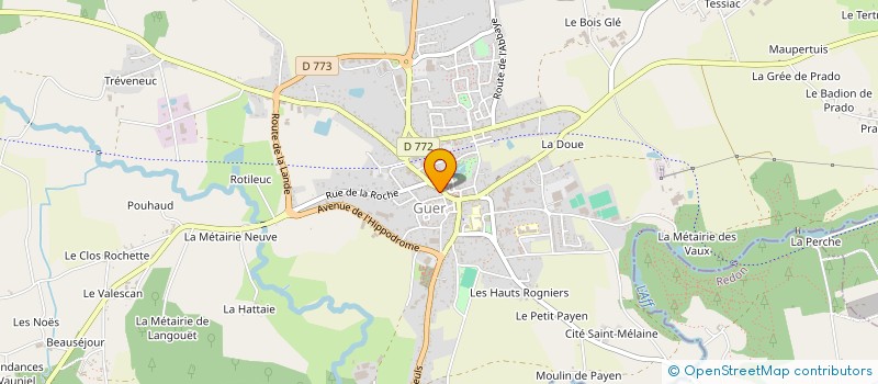 localisation de l'entreprise BALL-TRAP CLUB LES GARDES CELTIQUES  GUER