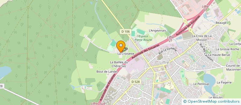 localisation de l'entreprise BALL TRAP CLUB LIFFRE  LIFFRE