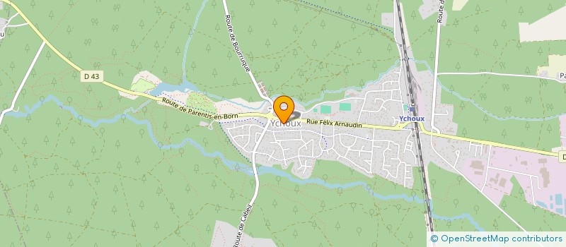 localisation de l'entreprise BALL TRAP CLUB YCHOUSSOIS  YCHOUX