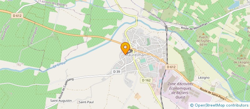 localisation de l'entreprise BALL TRAP MAUREILHANAIS  MAUREILHAN