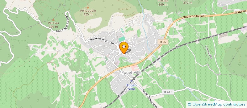 localisation de l'entreprise BALL TRAP PIERREFEUCAIN  PIERREFEU-DU-VAR