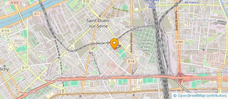 localisation de l'entreprise BALLADINES à SAINT-OUEN-SUR-SEINE