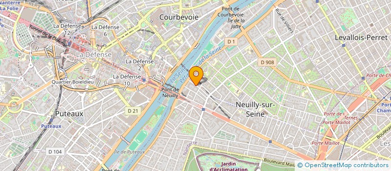 localisation de l'entreprise BALLADINS CERGY SAINT CHRISTOPHE à NEUILLY-SUR-SEINE