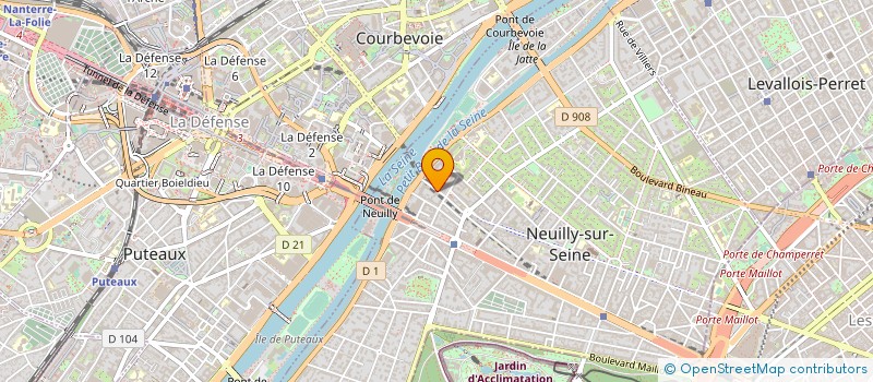 localisation de l'entreprise BALLADINS TROYES à NEUILLY-SUR-SEINE