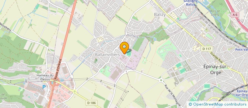 localisation de l'entreprise BALLAINTONICK A.B.T  BALLAINVILLIERS