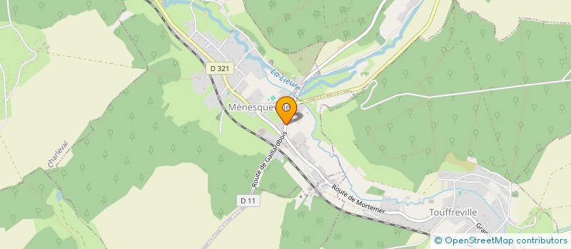 localisation de l'entreprise BALLAMEL IMMOBILIER  MENESQUEVILLE