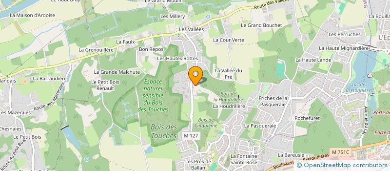 localisation de l'entreprise BALLAN EXPLOITATION  BALLAN-MIRE