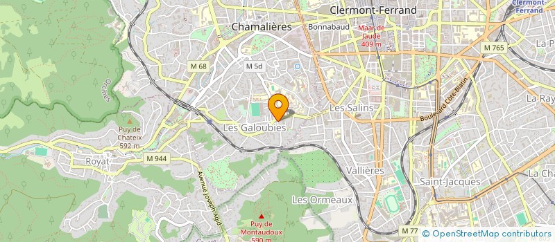 localisation de l'entreprise BALLAND IMMOBILIER  CHAMALIERES