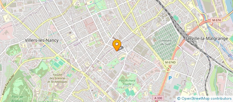 localisation de l'entreprise BALLAND RENOVATION  VANDUVRE-LES-NANCY