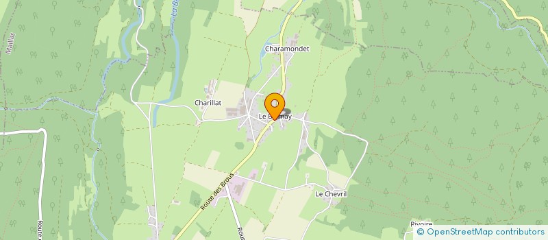 localisation de l'entreprise BALLAND ROGER ET DANIELLE  VIEU-D'IZENAVE