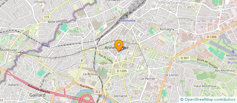 localisation de l'entreprise BALLANDRAS BATISSEUR à ANNEMASSE