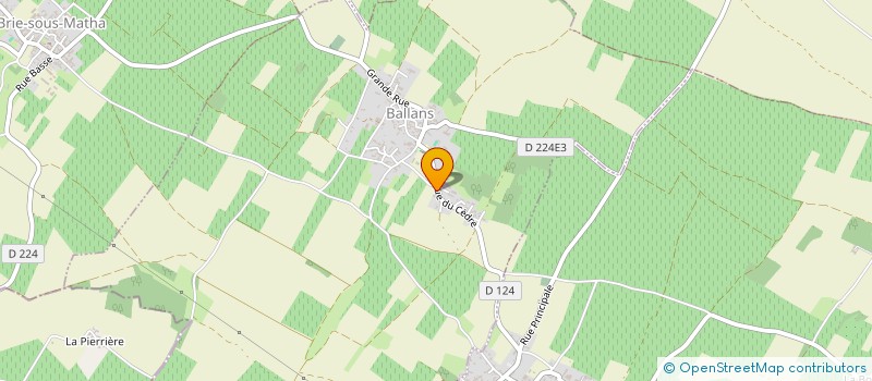 localisation de l'entreprise BALLANS S'ANIME  BALLANS