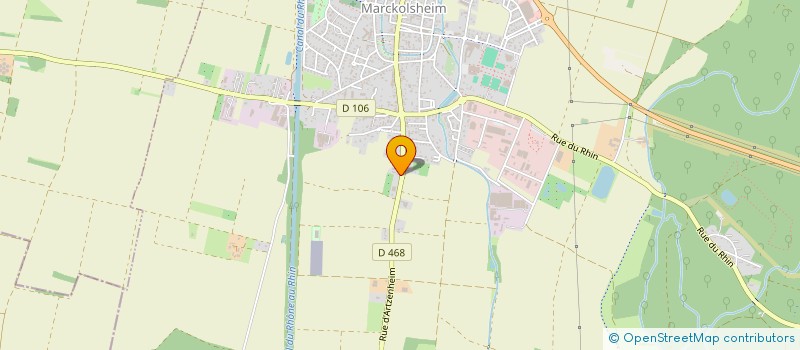 localisation de l'entreprise BALLASTIERE WERNY  MARCKOLSHEIM