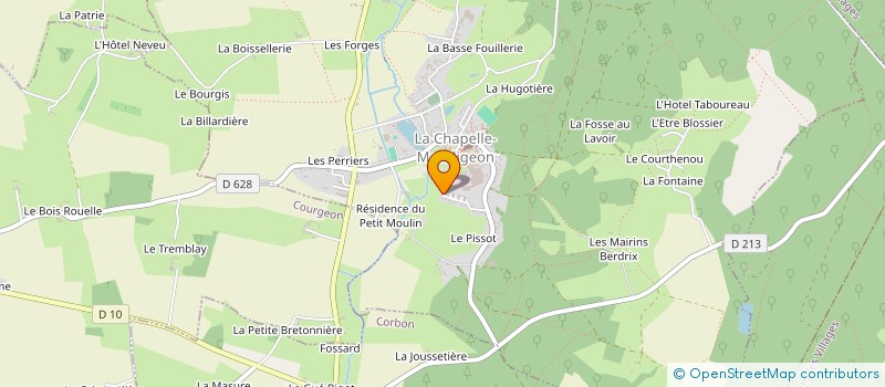 localisation de l'entreprise BALLE AND CO à LA CHAPELLE-MONTLIGEON