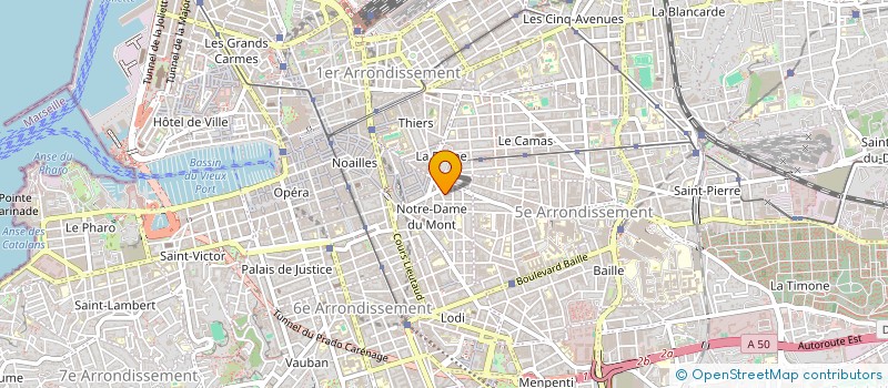 localisation de l'entreprise BALLE AU BOND à MARSEILLE