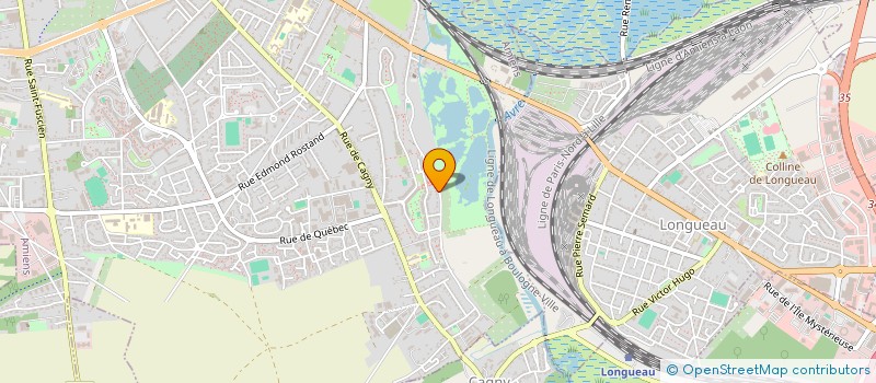 localisation de l'entreprise BALLE AU PIED  AMIENS