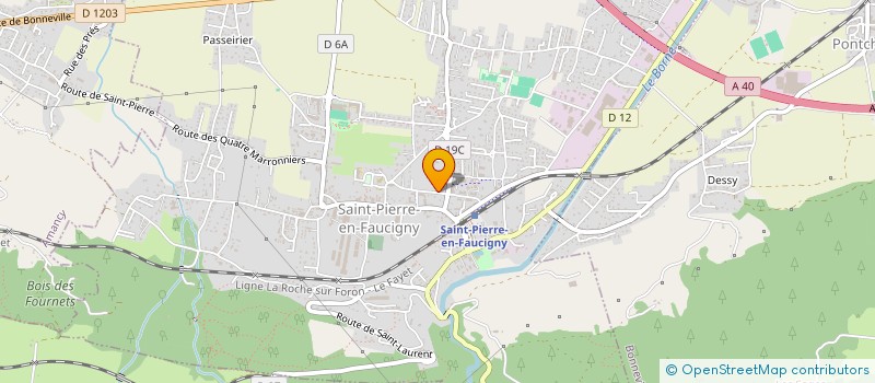 localisation de l'entreprise BALLE DE MATCH  SAINT-PIERRE-EN-FAUCIGNY