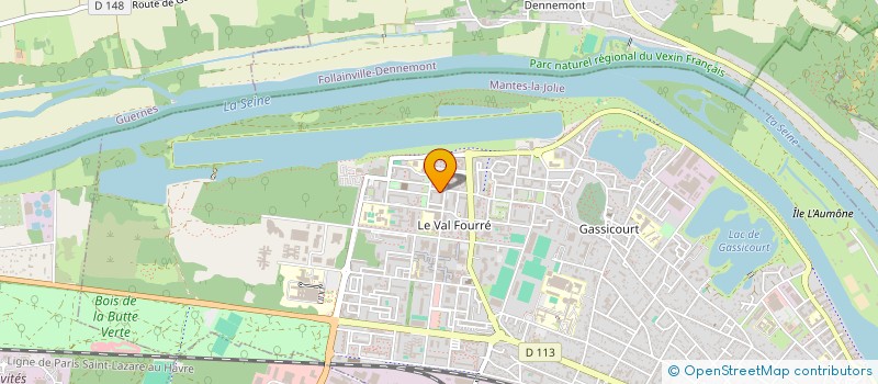 localisation de l'entreprise BALLE E GOLLE  MANTES-LA-JOLIE