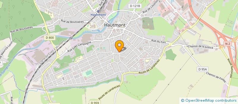 localisation de l'entreprise BALLE PELOTE ELESMOISE à HAUTMONT