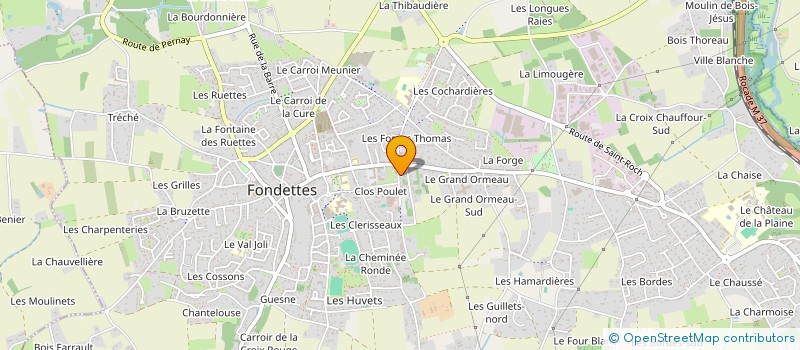 localisation de l'entreprise BALLEREAU FOUCARD PATRIMOINE à FONDETTES