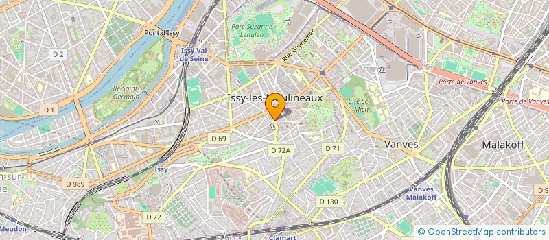 localisation de l'entreprise BALLERINA SKY à ISSY-LES-MOULINEAUX