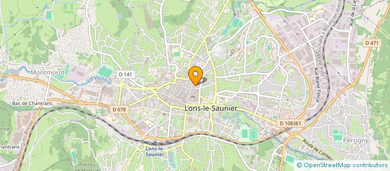 localisation de l'entreprise BALLERINE ET CAVALIERE  LONS-LE-SAUNIER