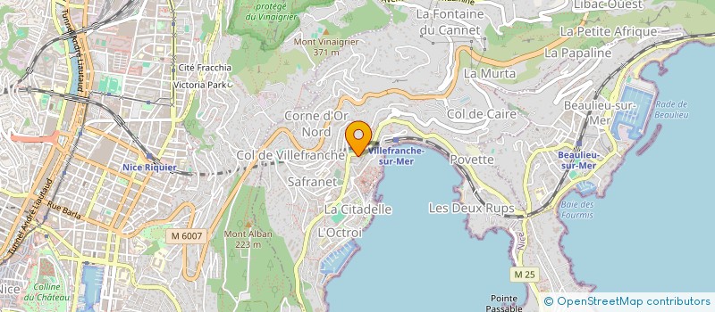 localisation de l'entreprise BALLERINI PALACE à VILLEFRANCHE-SUR-MER