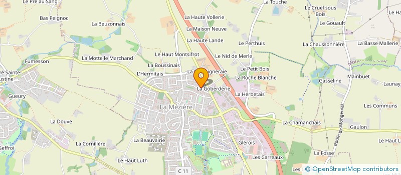 localisation de l'entreprise BALLERS  LA MEZIERE