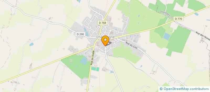 localisation de l'entreprise BALLES DE GOLF  LES HAUTS-D'ANJOU