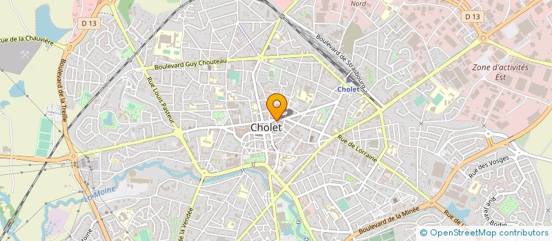 localisation de l'entreprise BALLES JAUNES PUY ST BONNET à CHOLET
