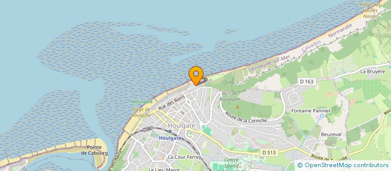 localisation de l'entreprise BALLES NEUVES CABOURG  HOULGATE