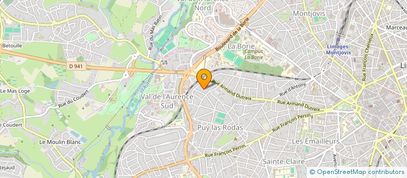 localisation de l'entreprise BALLESTA CASTO à LIMOGES