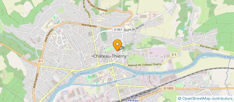 localisation de l'entreprise BALLET DE DEMAIN à CHATEAU-THIERRY