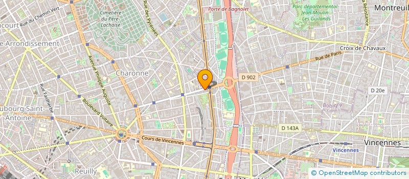 localisation de l'entreprise BALLET FOLKLORIQUE ANTILLAIS  PARIS