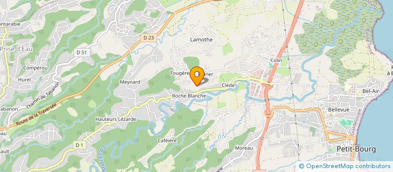 localisation de l'entreprise BALLET SERVICES à PETIT-BOURG