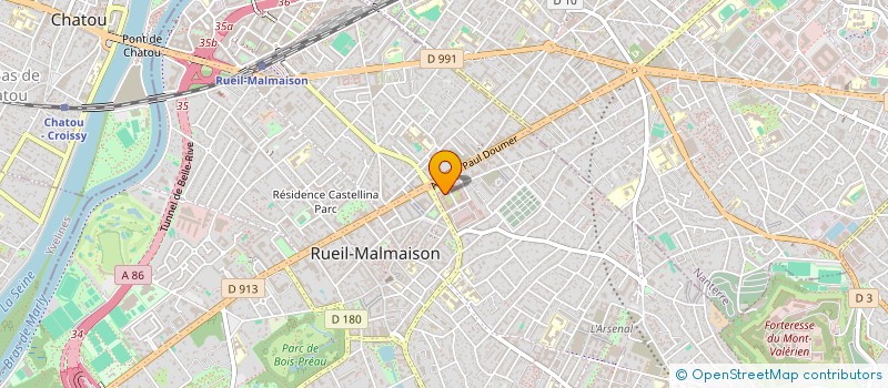 localisation de l'entreprise BALLET STUDIO à RUEIL-MALMAISON